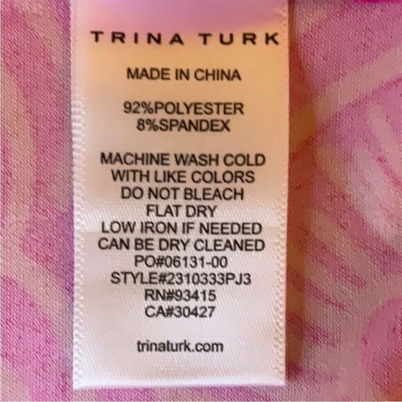 Trina Turk Dress NWT Juju Floral Jersey Halter Mini Dress - Picture 7 of 11